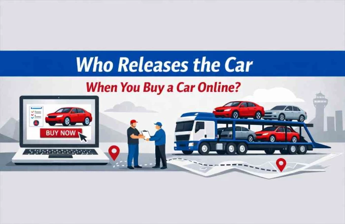 Who Handles the Vehicle Release When Buying Online?